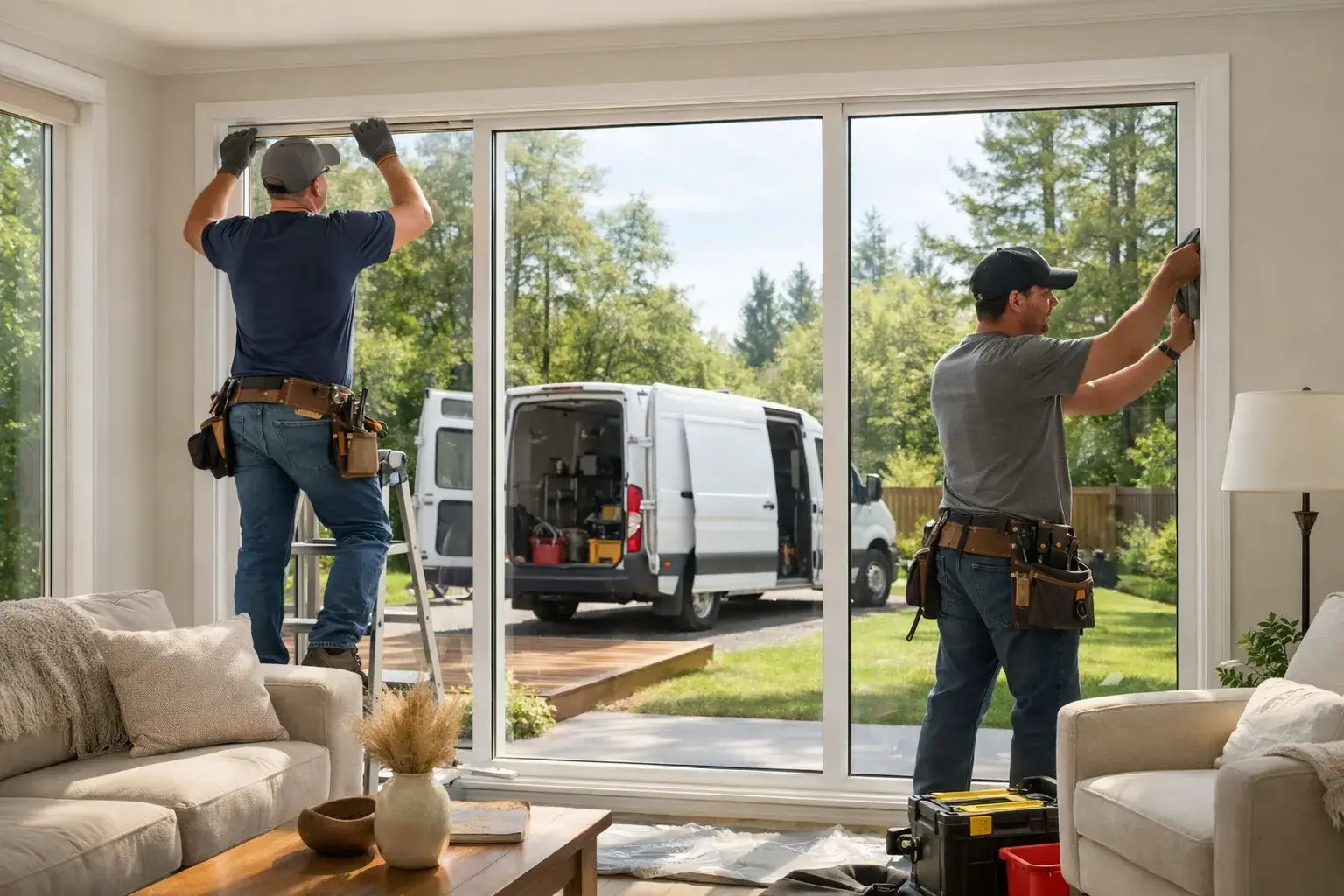 Valley Falls — window installation
